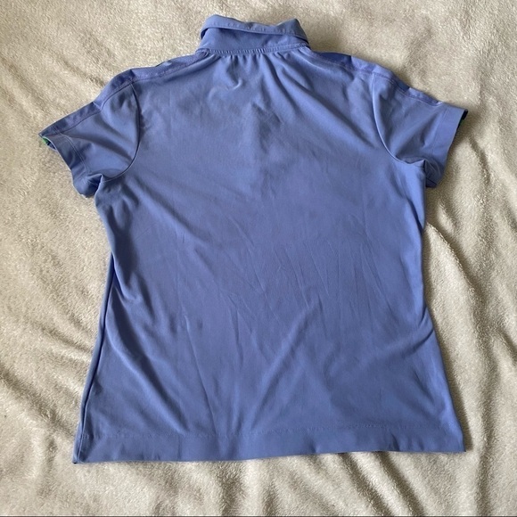 NIKE Golf Fit Dry gold shirt in periwinkle medium - Picture 2 of 8